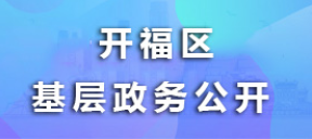 开福区基层政务公开专栏